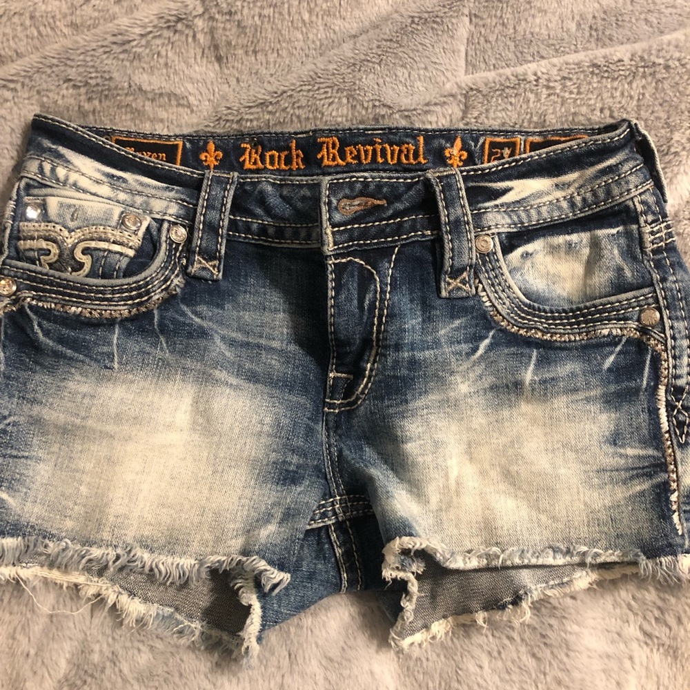 Rock revival Jean shorts